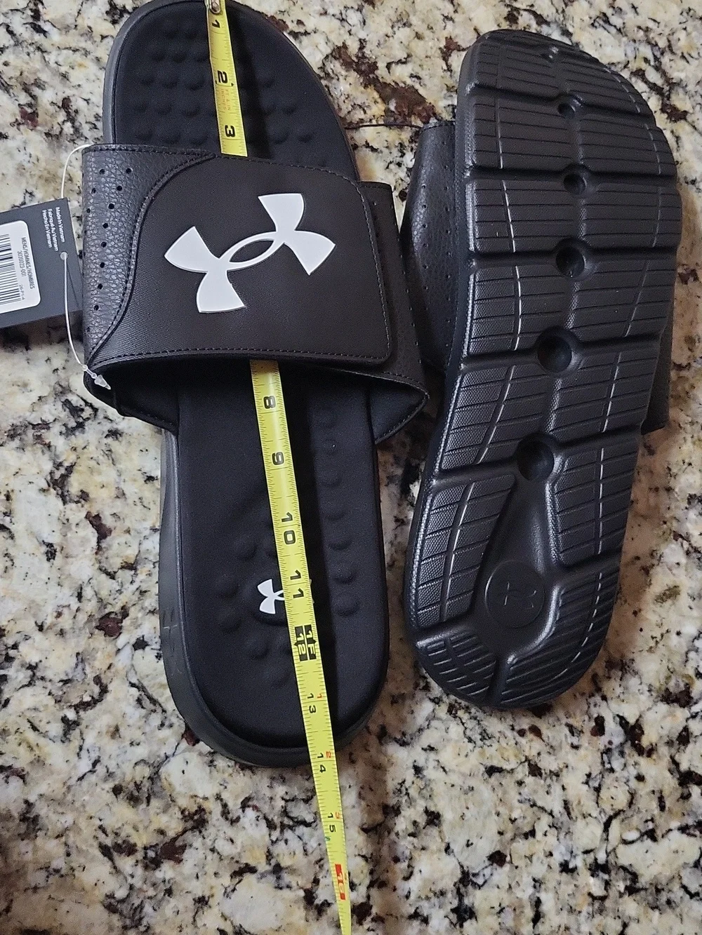 Under Armour Men's Ignite Pro Slides Flip Flops Bundle Sz 17